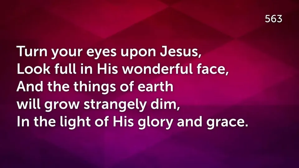 Video still from "Sunday Morning Worship"