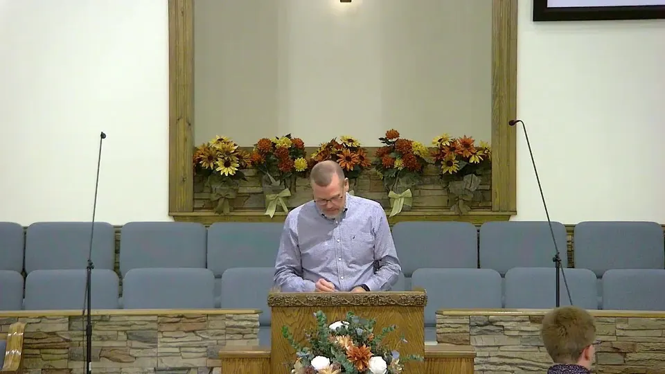 Video still from "Sunday Morning Worship"